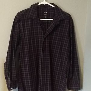 16.5 32/33 Apt 9 stretch slim fit dress shirt